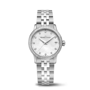 MAURICE LACROIX 1975 QUARTZ DATE 33MM MOP 71 DIAMONDS