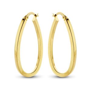 Swing Jewels Geel gouden groot oorringen