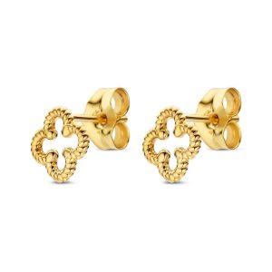 Swing Jewels Geel gouden oorbellen