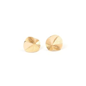 Boucles d’oreilles puces Lily Lumina en or jaune de Per Borup