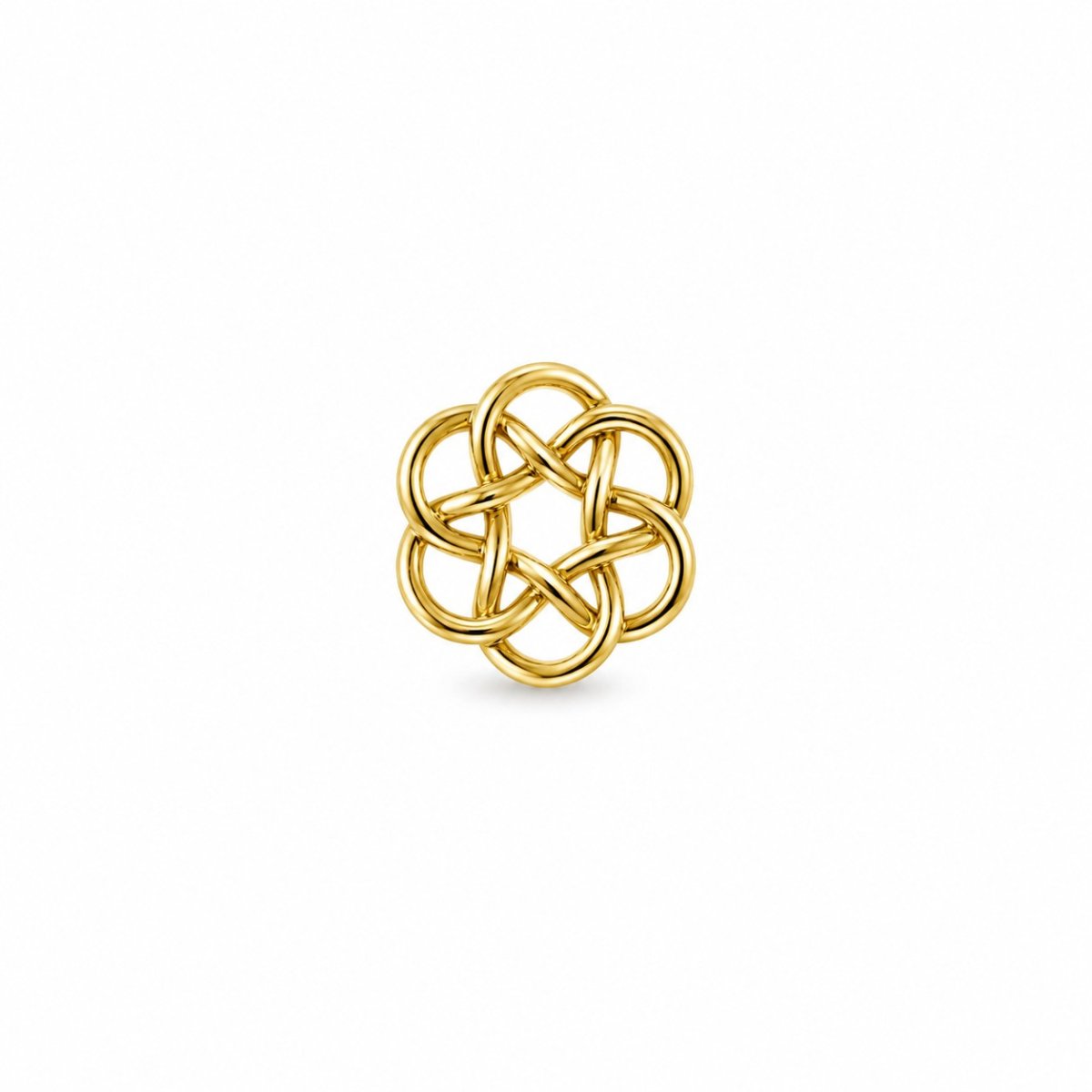 True Love Knot Medium 18-каратне жовте золото