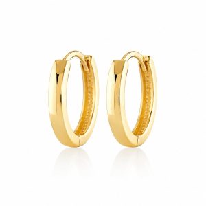 Золоті сережки-кільця Swing Jewels із жовтого золота