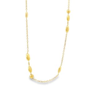 Swing Jewels Geelgouden gourmet schakelketting met hoogglans afwerking