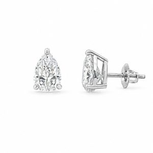 Lab-grown diamond stud earrings