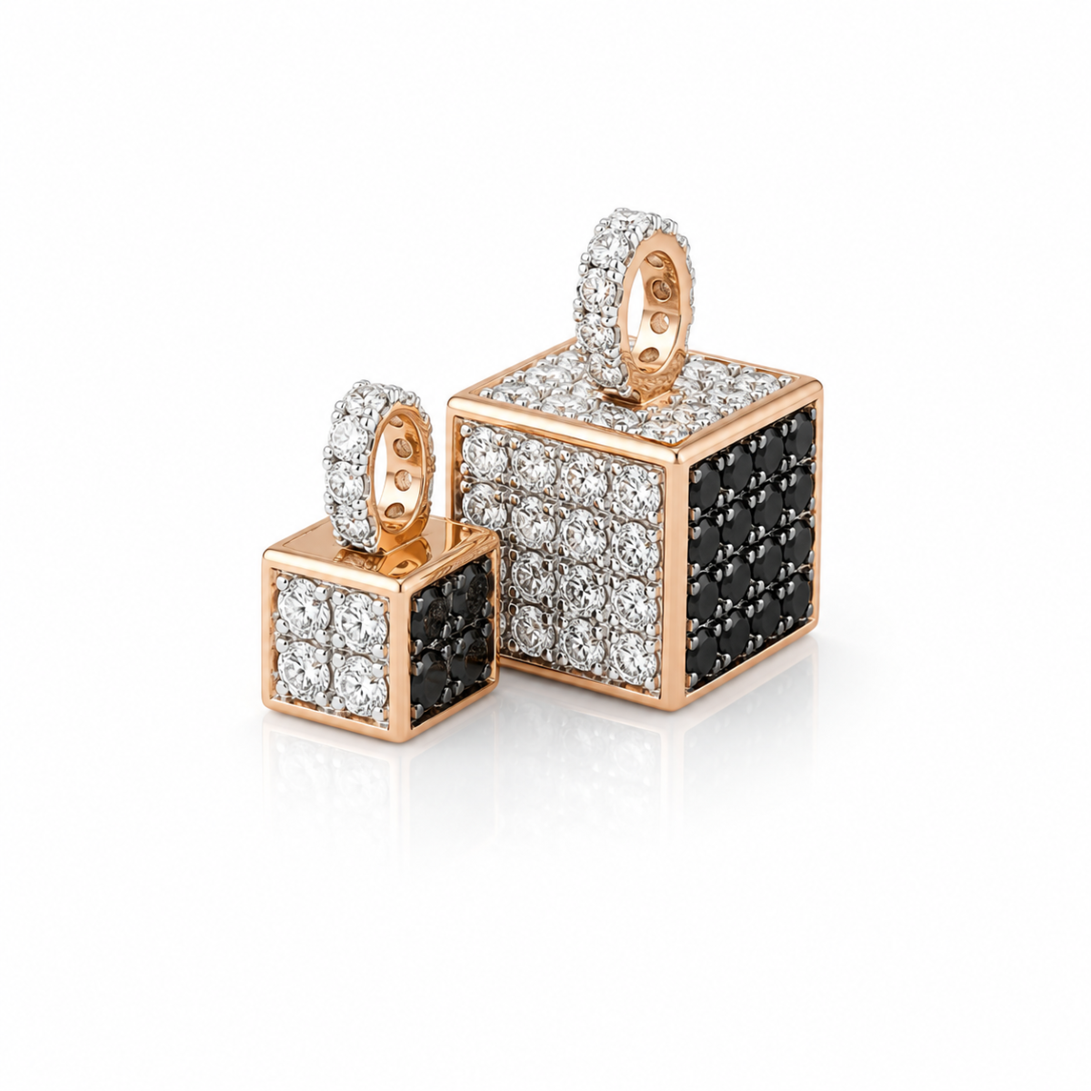 Roségouden hanger met diamant | 18k goud & 0,30 ct - Afbeelding 4