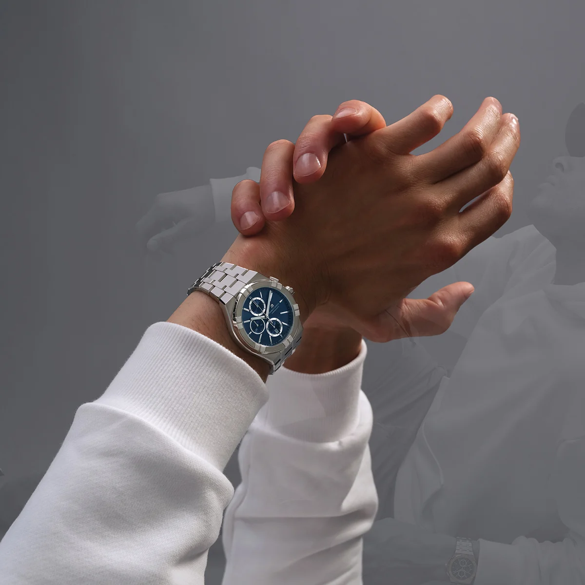 MAURICE LACROIX AIKON QUARTZ CHRONOGRAPH - Afbeelding 4