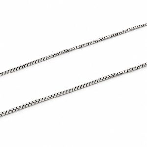 Venetiaanse ketting 18 karaat witgoud – 37 cm
