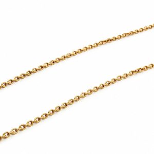 Jasseron ketting 18 karaat geelgoud – 45 cm